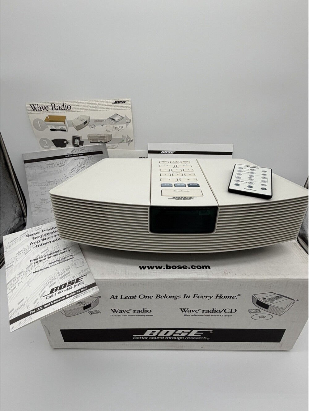 Bose Wave Radio AWR1-W1 Tested & Works Great! Super Clean! And Has Box!